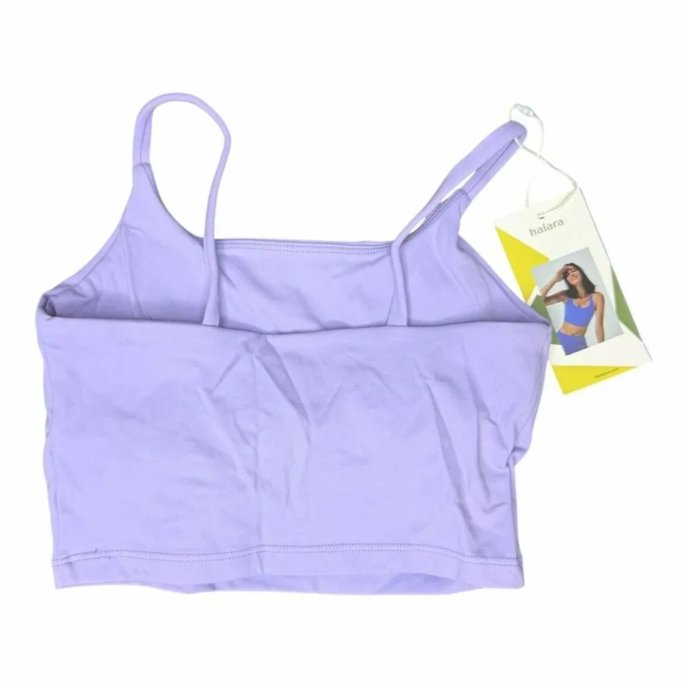NEW Halara Girls Light Purple Active Tank Top Built-In Bra Size S/8